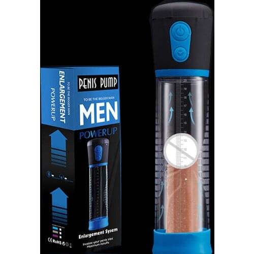 Electric Penis Pump Sex Toys for Men Male Masturbator Penis Extender Penile Vacuum Pump Penis Enlargement Enhancer Massager Ring