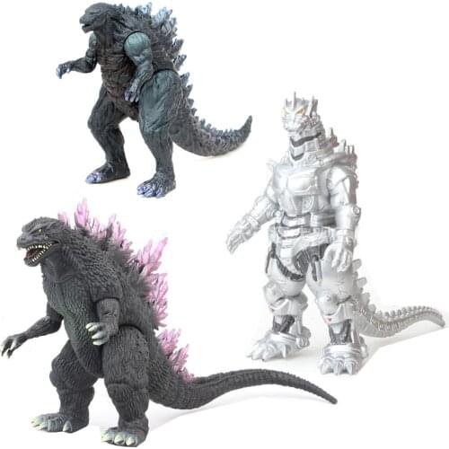 Godzillas Anime Figures Mecha Godzillas Gules Godzillas Blue Godzillas Violet Godzillas 17Cm Model Toy Ornaments Childrens Toys