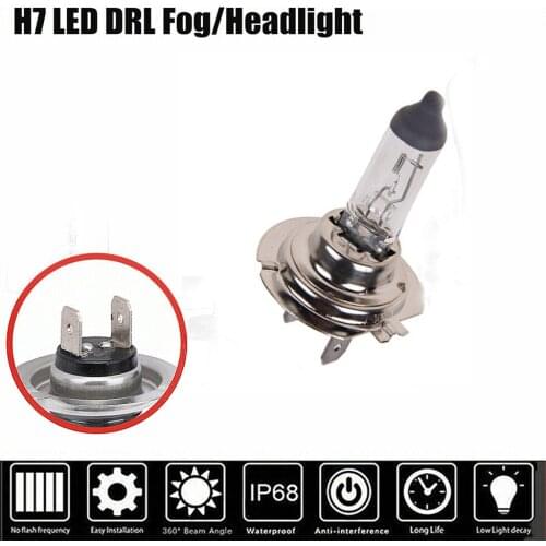 H7 Super Bright White Fog Lights Led Bulb 55W Car Head Light Lamp 12V New