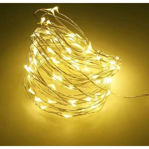 2PCs 5m 50Leds Micro LED Fairy Light String Light USB powered w/Remote controller Party Camping Christmas Wedding Bar Vase decor