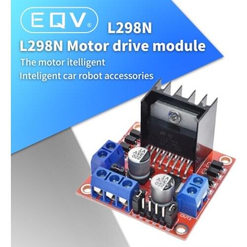 Free Shipping 1PCS New Dual H Bridge DC Stepper Motor Drive Controller Board Module L298N for Arduino