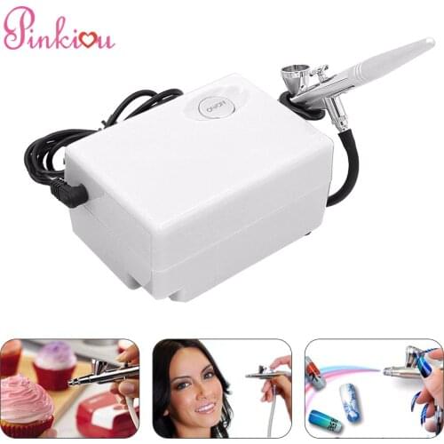 Airbrush Tattoo Kit With Compressor Pro Airbrush Make Up Cosmetics Body Paint Tool Air brush For Nail Art Temporary Tattoo