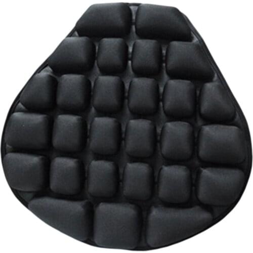 Inflatable Air Pad Motorcycle Seat Cushion with Belt Fit Most Motorbikes