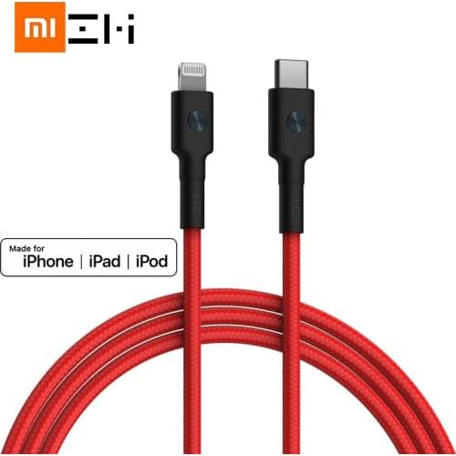 Original ZMI 18W usb type c to Lightning cable MFI for iPhone 11 xs xr 8 7 6s plus apple ipad charger PD Fast charging data wire