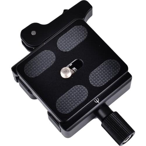 Dove Tail Width Adjustable Lever Release Clamp for Sirui Benro RRS Sunwayfoto Tripod Ball Head