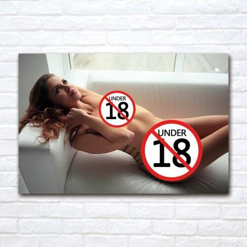 Sexy Young Beauty Adult Model Wallpaper Wall Art Posters HD Canvas Cloth Fabric Print Painting for Living Room Home Decor