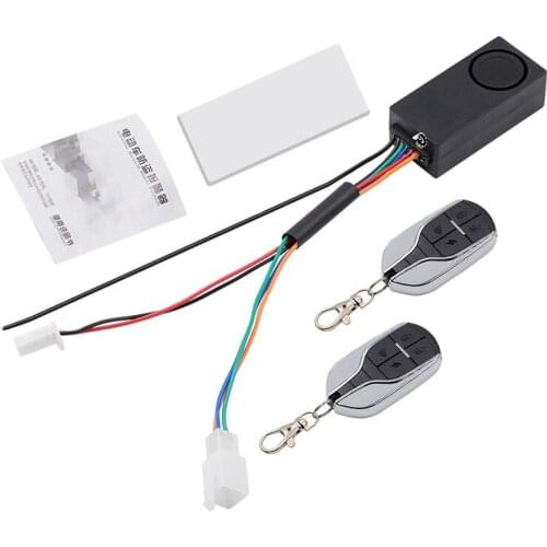 Electric Vehicle Burglar Alarm Electric Vehicle Anti-theft Alarm Remote Control Alarm.Alarm Security System Anti-theft