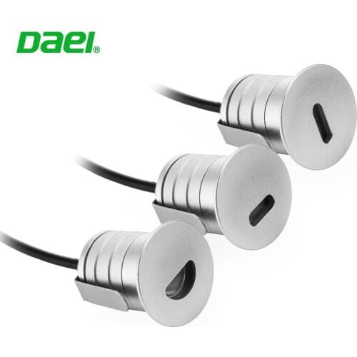 12pcs/lot Waterproof IP67 LED Deck Step Light Recessed Stair Lamp Paitio In-ground Spotlight Garden Lamp Wall Lightening 12V24V