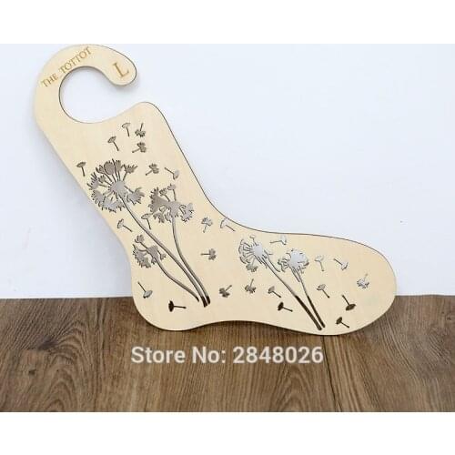 2 pcs wooden laser cut Dandelion Sock Blockers 5 sizes,Socks forms, Handmade socks blockers, Hand knit socks Knitting gift idea