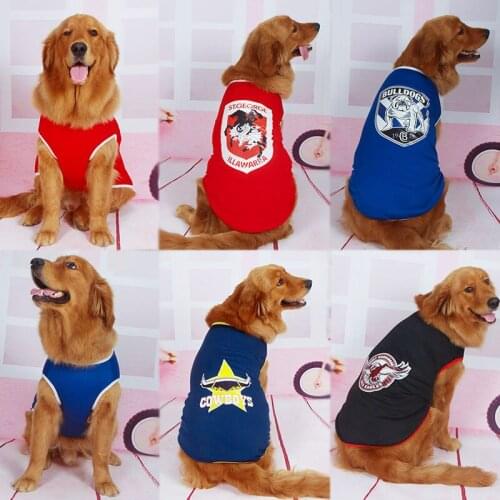 2019 Bulldog clothes for dogs Big dog clothes Dog vest Pet Dog Clothes For Coat Jacket Golden retriever ropa para perro