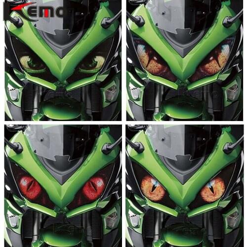 For Kawasaki Z1000 SR Z1000SR 2017-2018 Motorcycle Accessries 3D Front Fairing Headlight Sticker Guard Head light Stickers