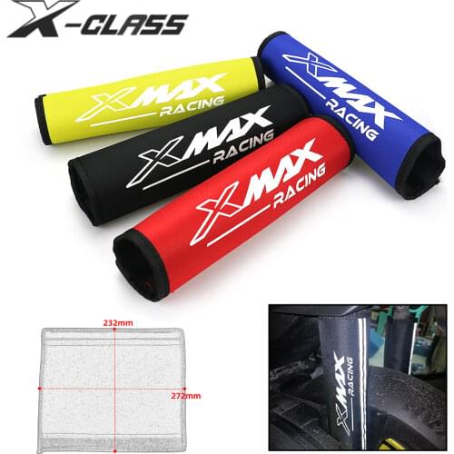 XMAX Motorcycle Shock Absorber Cover With Velcro Damping Protector Nylon Accessories for YAMAHA XMAX 250 300 400 2013-2020 2021