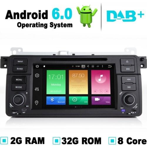 For BMW E46 M3 318i 320i 325i with Mirror Link DVD Auto Radio Player Multimedia Stereo Navigation GPS System Support TPMS DVR