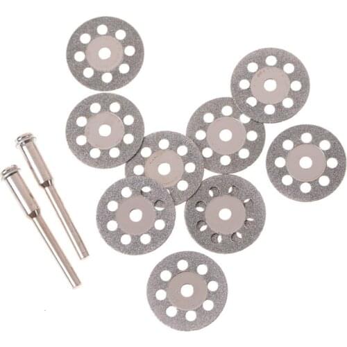10pcs/lot 20mm Accessories diamond grinding wheel mini circular saw cutting disc Diamond Abrasive disc rotary tool