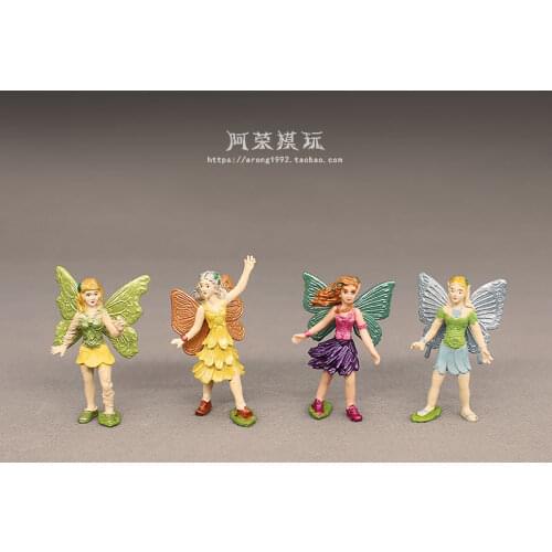 Anime Figure Butterfly Elf Model Ornaments Fantasy Mini Little Fay Fairy Garden Miniature Decoratio Action Figures Figurine Toys