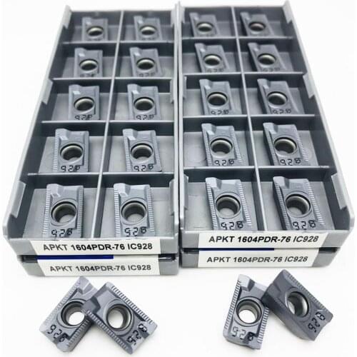 Milling Insert APKT1604 PDER 76 IC928 High Quality Carbide Insert External Tool APKT 1604 CNC Lathe Parts Tool APKT Turning Tool
