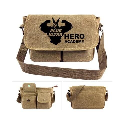 My Hero Academia Fashion Anime Canvas Shoulder Bags Soft Tote Messenger Handbag Casual Shopping Bag Unisex Gifts New