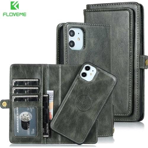 Leather Case For Samsung Galaxy A50 A40 A70 S8 S9 S10 Plus Note 10 Plus Wallet Case For iPhone 11 Pro XS MAX XR X 7 8 6 6S Plus
