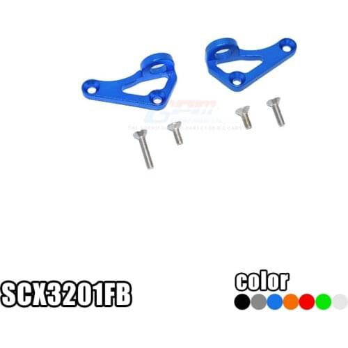 Aluminum alloy front shell column fixing seat for Axial AXI03007 SCX10 III