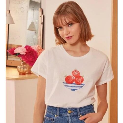 Женские базовые футболки La melancolie China At AliExpress