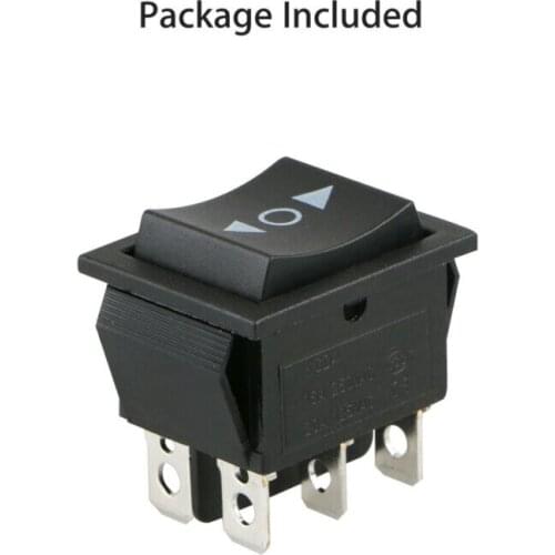 Mini Rocker Switch Double pole/throw Electrical Replacement Tool 6 Pin terminals