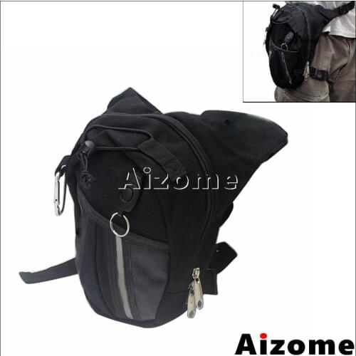 Nylon Waterproof Large Waist Packs Leg Bag Waistpack Motorcycle Funny Drop Belt Pouch Fanny Pack Waist bag Belt Packs Riding Bag