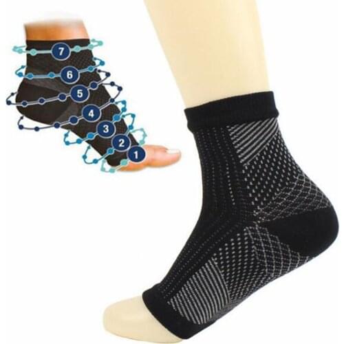 Men Sporty Compression Socks Support Protect Foot Angel Sleeve Heel Arch Pain Relief Winter Warm Socks Women Drop Shipping