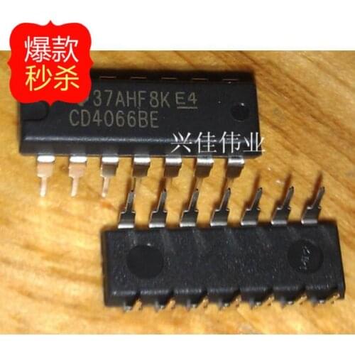 10PCS New original authentic CD4066 CD4066BE HCF4066 HEF4066 DIP14 logic chips