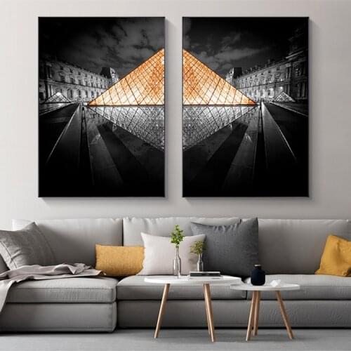 SELFLESSLY Building Poster Landscape Pictures Wall Art Painting For Living Room Canvas Prints Home Decor Modern Posters Prints