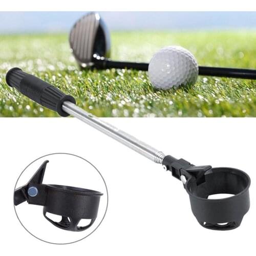 Portable Telescopic Golf Ball Retriever Stainless Steel Shaft Golf Ball Picker Ball Pick Up Scoop Automatic Locking Scoop supply