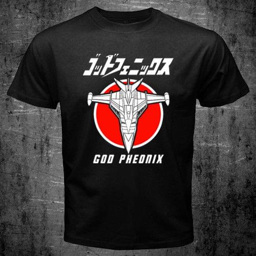 Rare Japan Retro Classic Anime Gatchaman G-Force God Pheonix Aircraft Stranger Things 2019 New Short Free Cross Fit T-Shirt