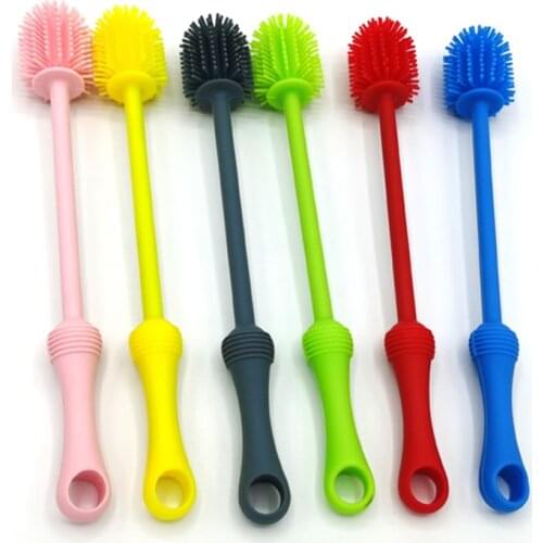 Bottle Brushes Cleaning Tool Sponge Brush For Wineglass Bottle Coffee Tea Glass Cup Mug Free Shipping