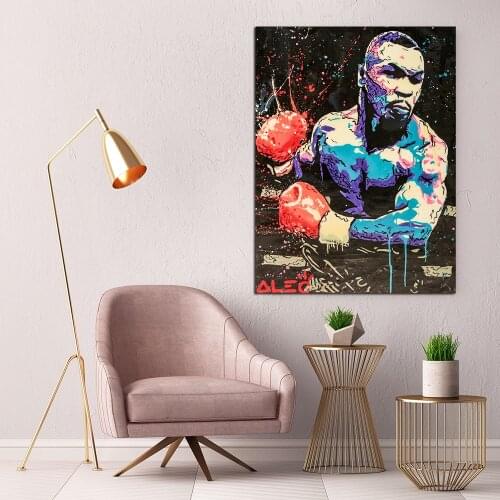 Modern Fashion Boxing Tyson Posters And Prints Wall Art Canvas Prints Picture Modular Paintings For Room Decor
