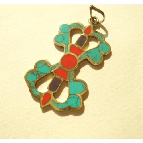TBP490 Tibetan Amulet Pendants Dorje Totem for Man