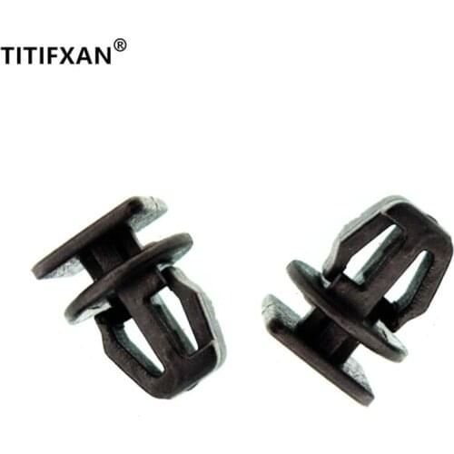 Auto Door Side Skirt Anti-Scratch Strip Clip For Renault Captur Koleos Decorative Guard Plates Plastic Fastener 20PCS