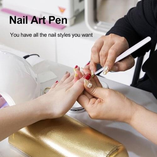 3pcs/set Of Nail Art Paint Pen Drawing Pen Nail Brush Nail Gel Superfine Hook Line Pen Phototherapy Stroke UV Gel Brush Tool