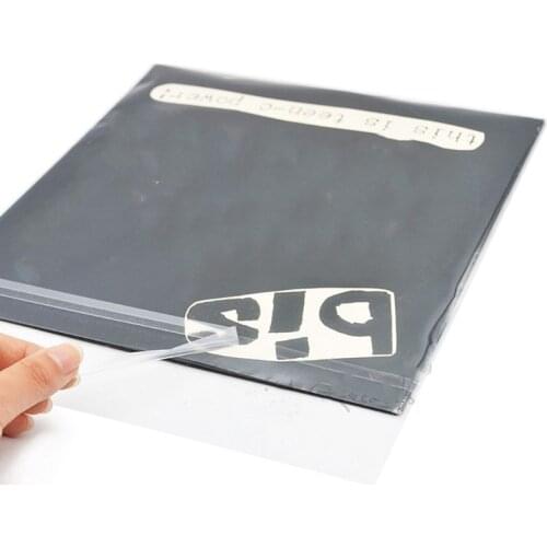 50PCS Gel Record Protective Sleeves Self Adhesive Bag For 7 Inches Vinyl Records Turntable Accessories