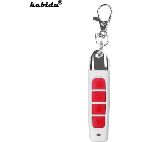 4 colors 433MHZ Remote Control Switch ABCD Key For Garage Gate Door Opener Duplicator Cloning Code Mini Wireless Controller