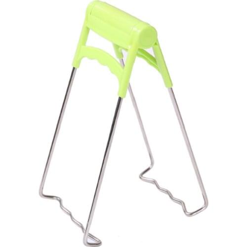 Foldavle Hot Bowl Clip Pot Dish Holder Steamer Lifter Picker Heat insulation Plate Tong Anti-hot Clamp Gripper Kitchen Tools