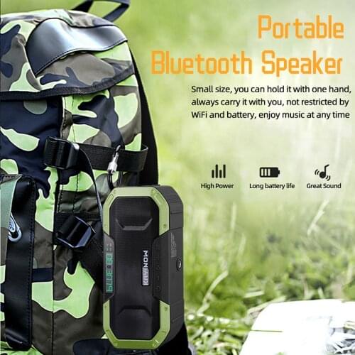 Multifunctional Bluetooth Speaker IPX6 Weather Radio Use Emergency Speakers Radio Solar Hand Crank Dynamo Powered In Store