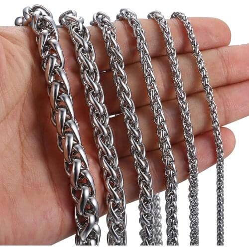 Sales Keel Chain Male Keel Chain Stainless Steel Male Necklace Circle Chain Gifts Sexy Stainless Steel Rope Chain Necklace