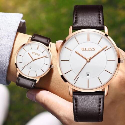 Fashion Ultra-thin Watches Men Auto Calendar Relogio Masculino Quartz Leather Wristwatches Top Brand Luxury Male Clocks