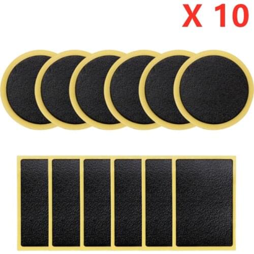 10 Pcs Bike Tire Patch Repair Tool Tyre Protection No-glue Adhesive Quick Drying Fast Tyre Tube Glueless Patch Bicycle Fix