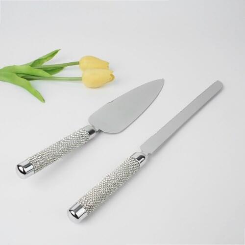 Oh Trend Now Arrival Cutlery Set Wedding Cake Table Service Stainless Steel Cutter Creative Cutlery Wedding Cake Knife Set