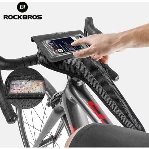 ROCKBROS Bike Sweatband Cycling Trainer Sweat Absorb Cloth Net Quick Dry MTB Road Bike Accessories Training Bicycle Sweat Band