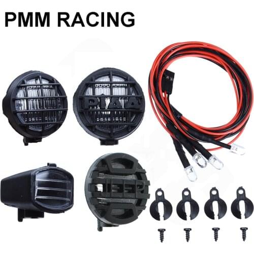 LED Lamp Spotlight Roof Light Lampshade for 1/10 RC Crawler Car Traxxas TRX4 Defender RC4WD D90 D110 Axial Scx10 90046 CC01 TF2