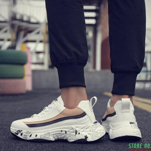 Winter Men Platform Casual Shoes Warm Running Damping Shoes Men Lace Up Sport Shoes Ankle Boots Zapatillas Hombre Sneakers