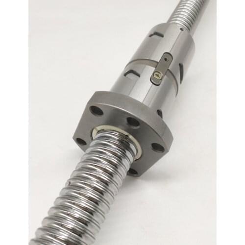 1pc ball screw RM2505 600mm+1pc DFU2505 double ball nut no end machined