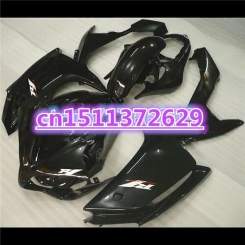 100%Fits Fairings for YZF R1 07 08 YZF-R1 07-08 all black YZF1000 R1 07 08 YZF R1 2007 2008 fairing kits-Dor for Yamaha D