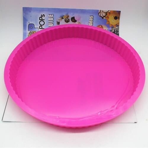 9 inch round baking pan silicone cake mold handmade soap mold DIY mold jelly pudding kitchen tools